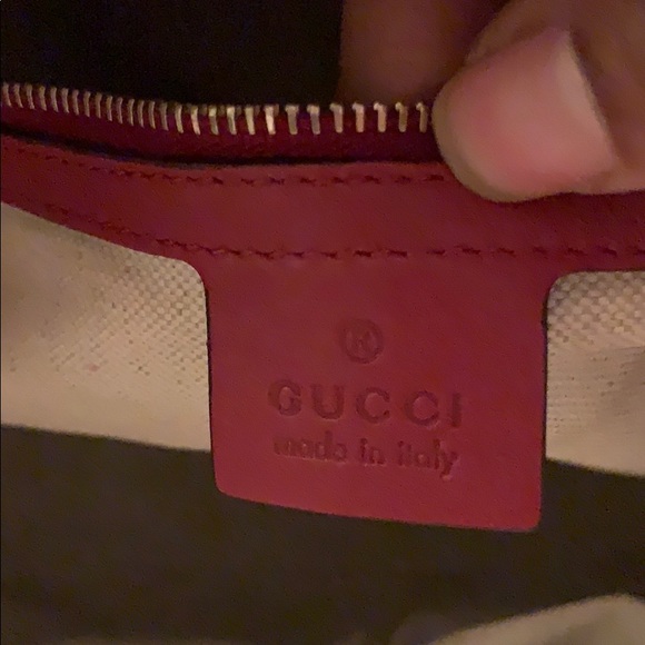 Authentic Gucci Nice Red Patent Leather Bag - Picture 4 of 8